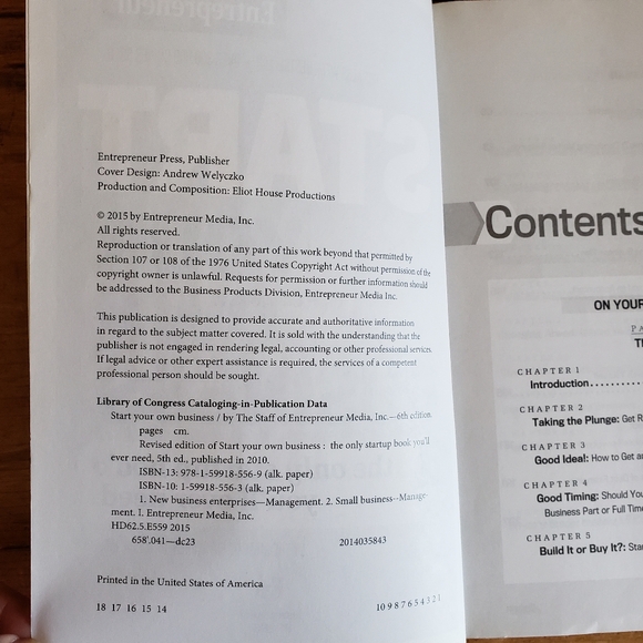 Entrepreneur Start Your Own Business Sixth Edition Book 720 Pages Bestseller - Picture 8 of 11